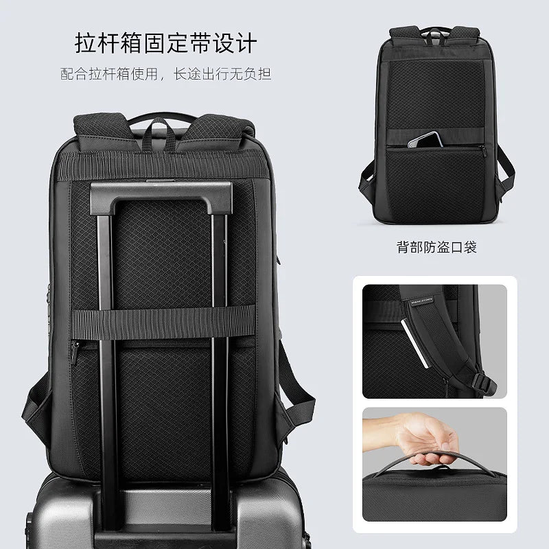 Mark Ryden Backpack For Men Fit 15.6 inch Laptop Backpack Multifunctional Anti Thief Backpack Waterproof Bags USB Charging New