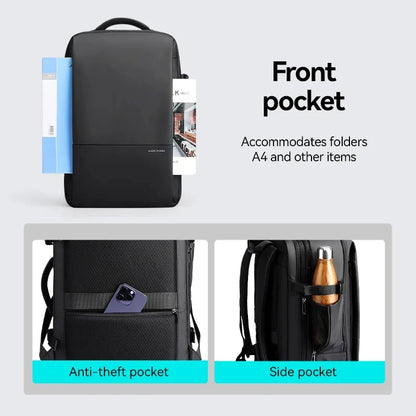 Mark Ryden Backpack Men's Large-capacity Laptop Bag Business Leisure Multi-function Expansion Multi-compartment Commuting Bag