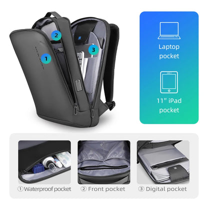 Mark Ryden Business Backpack Men 15.6/17.3 inch Office Work Bag Slim Laptop Backpack