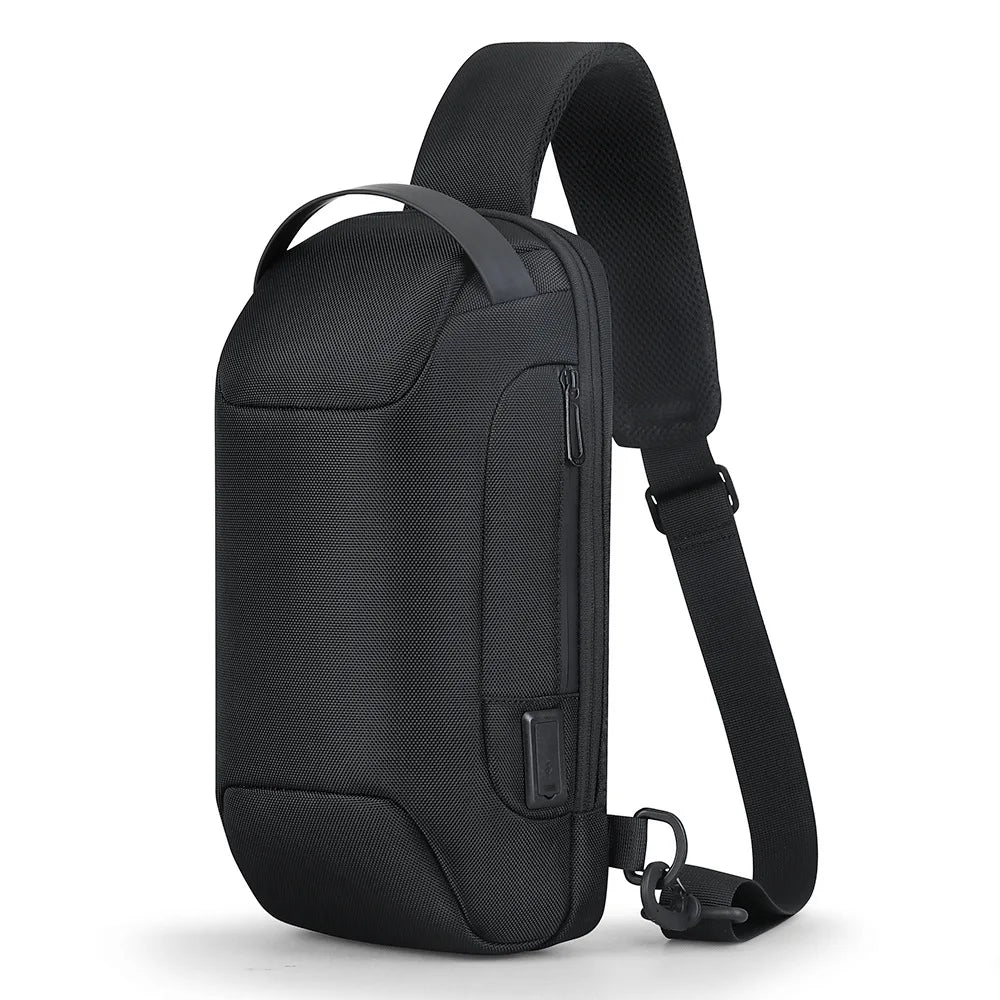 Mark Ryden Chest Bag Anti-thief Men Crossbody Bag Waterproof Shoulder Bags USB Charging Short Trip For Male Travel Pack