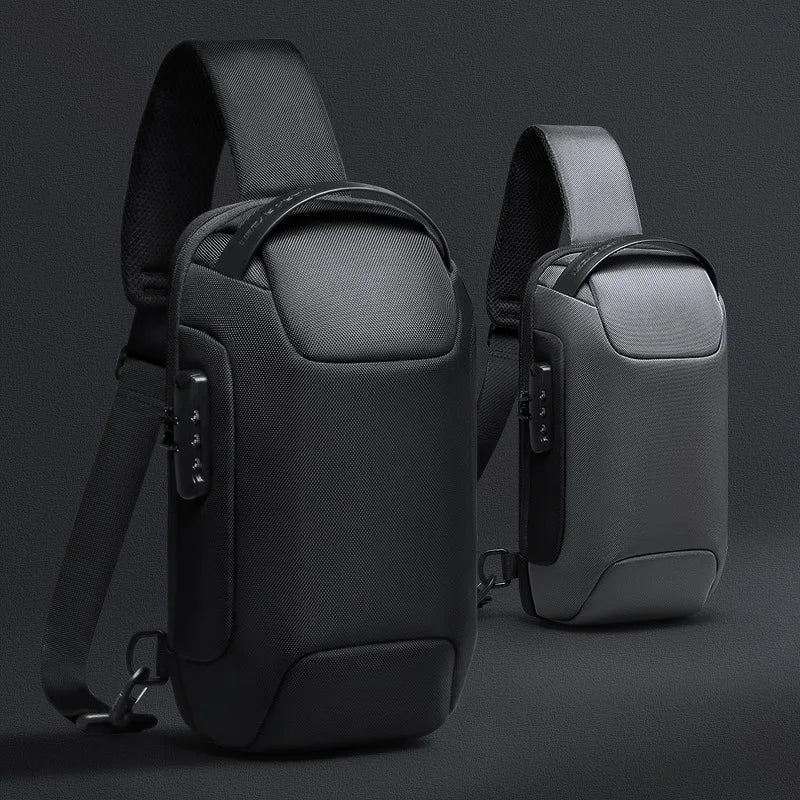 Mark Ryden Chest Bag Anti-thief Men Crossbody Bag Waterproof Shoulder Bags USB Charging Short Trip For Male Travel Pack