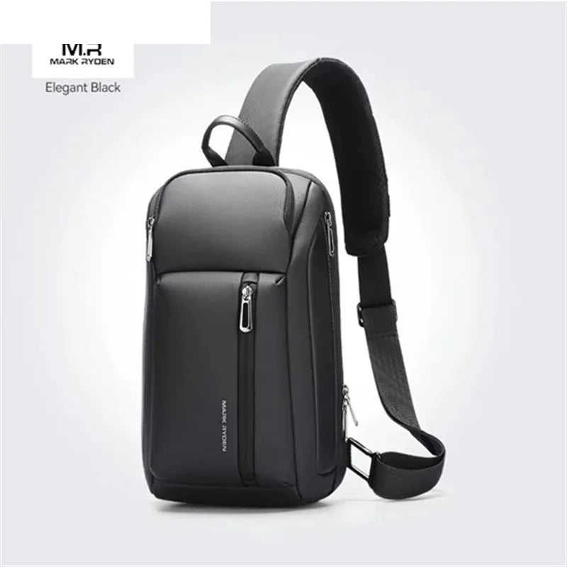 Mark Ryden Chest bag Multifunctional men's crossbody bag large capacity casual small backpack