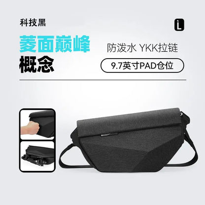 Mark Ryden Crossbody Bag Waterproof Tablet Computer Bag Mobile Phone Bag  Cycling Functional Work Clothes Bag Fashion  Men Chest