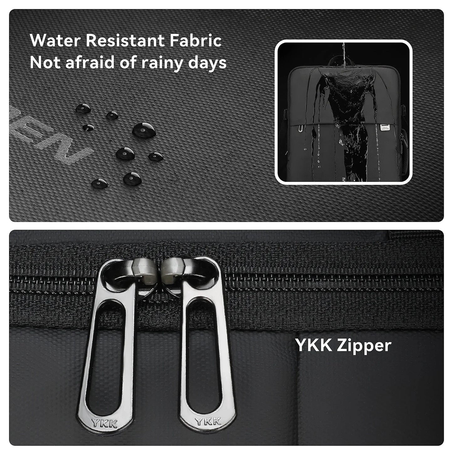 Mark Ryden Expandable Men Backpack Fits 17 inch Laptop USB Recharging Travel Male Bag Mochila