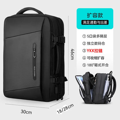 Mark Ryden Extended 39L Men Backpack Business Laptop Backpack 17inch Large Capacity Travel Bag school Backpack for Outdoor