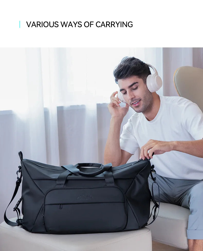 Mark Ryden Foldable bag WaterProof Oxford Men Travel Bag Hand Luggage Bag Carry On Large tote  Men Duffle Weekend Bag