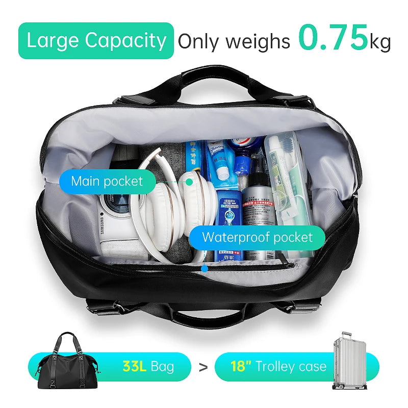 Mark Ryden Handbag man Oxford Waterproof  Travel Bags Luggage Big Travel Bag Business Large Capacity Weekend Duffle Travel Bag
