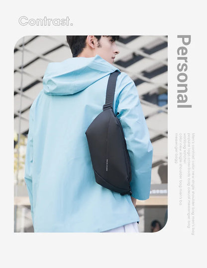 Mark Ryden Man Belt Pouch Sports Men's handbag Casual Cycling Small Waist Pack Crossbody Bag Shoulder Bag Men's Crossbody Ches