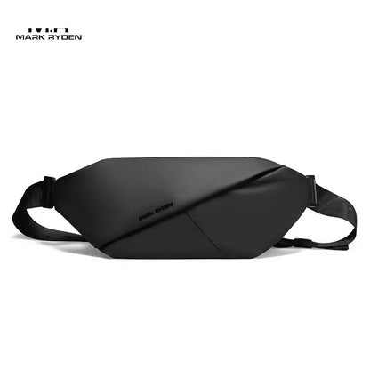 Mark Ryden Men Chest Bag Functional Waterproof Breathable Multilayer Sports Cycling Short Trip Large Capacity Waist Bag