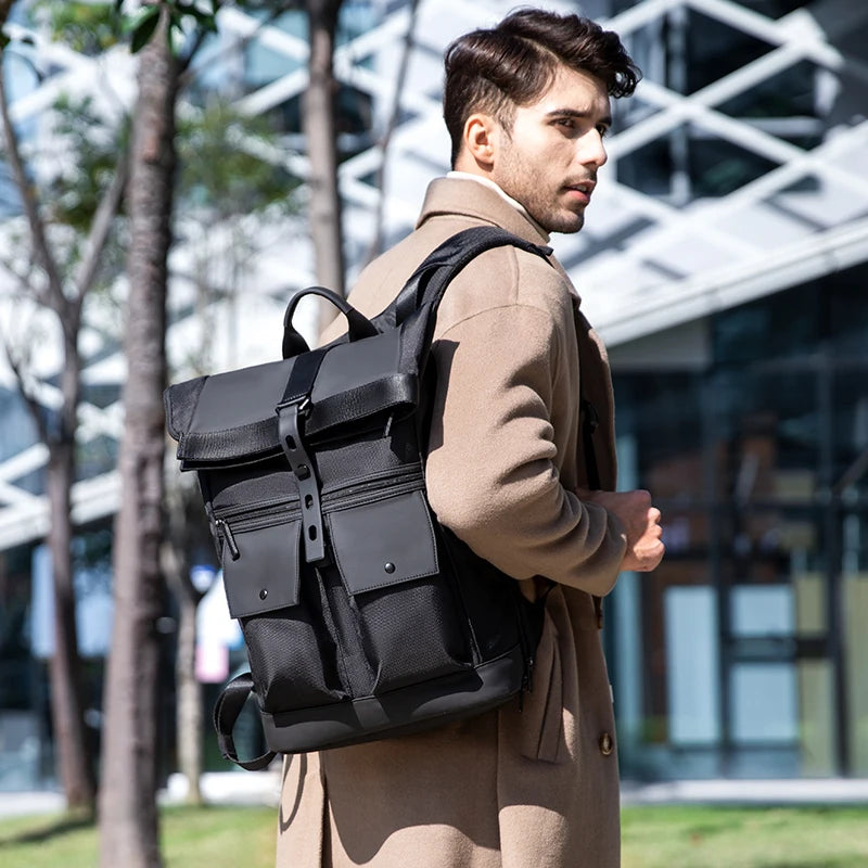 Mark Ryden Mochila Laptop 15.6 Oxford Gray Solid High School Bags Teen College Student Back Pack Multifunctional Bagpack
