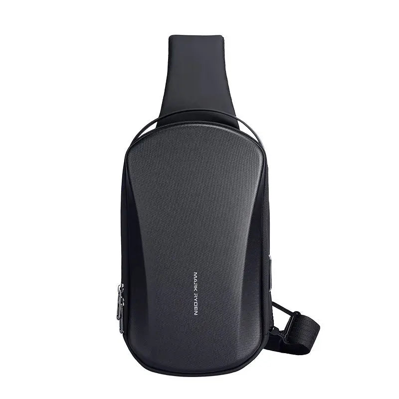 Mark Ryden Multifunction USB Crossbody Bag Shoulder Bag Man EVA Waterproof Travel Sling Messenger Pack