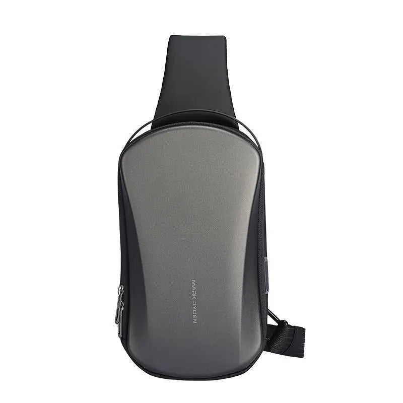 Mark Ryden Multifunction USB Crossbody Bag Shoulder Bag Man EVA Waterproof Travel Sling Messenger Pack