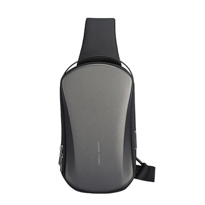 Mark Ryden Multifunction USB Crossbody Bag Shoulder Bag Man EVA Waterproof Travel Sling Messenger Pack