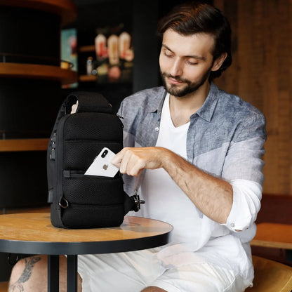 Mark Ryden Sling Bag  Anti-theft TSA Lock Crossbody Bag for Men Shoulder Messenger Bags Male Waterproof Short Trip  Pack
