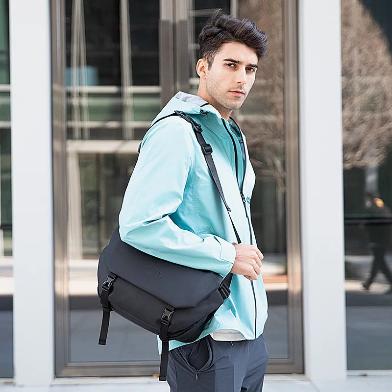 Mark Ryden Sling  Bag Men 9.7Inch Crossbody  Water  Pack Oxford Male Messenger Shoulder Bag Short Trip Sling Bag sac Magnetic