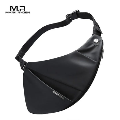 Mark Ryden  Waterproof Commercial Large Expansion Anti-Extrusion Trendy Irregular Shape Custom Crossbody Men HandBag