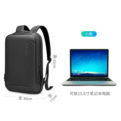 Mark ryden backpack 15.6 Inch Men Leisure Large Capacity Business USB Charging Port Backpack Waterproof Computer Bag