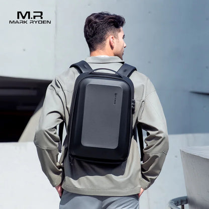 Mark ryden backpack  Design Water-resistant Backpack Men USB Anti-theft Casual Bag 15.6'' Fashion Laptop Business Backpack