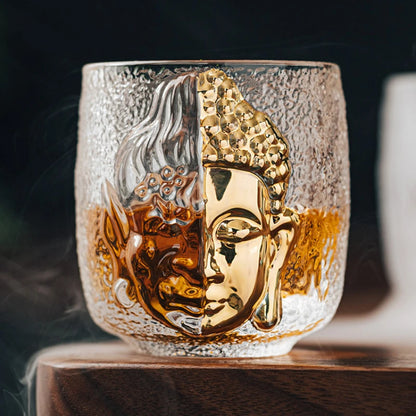 Master Cup Tea Set Luxury Crystal Glass Yinian Buddha Cup Jianzhan Household Cups Teaware Kitchen Dining Bar Home Garden