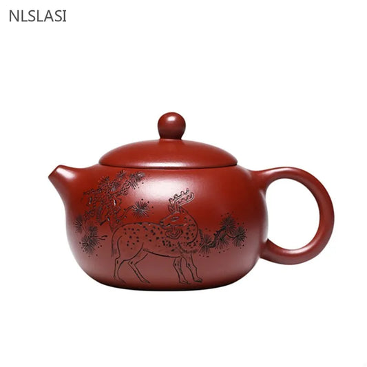 Master Handmade Xishi Tea Pot Chinese Yixing Purple Clay Teapot Boutique Dahongpao Filter Beauty Kettle Household Zisha Teaware