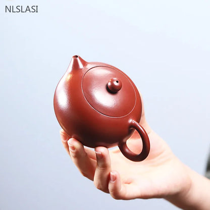 Master Handmade Xishi Tea Pot Chinese Yixing Purple Clay Teapot Boutique Dahongpao Filter Beauty Kettle Household Zisha Teaware