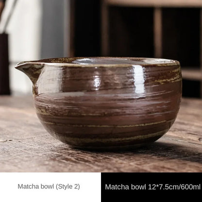 Matcha Bowl Japanese Tea Set for Matcha Tea Tea Whisk Bamboo Matcha Brush Hundred Benli Song Dynasty Point Tea Ceremony Zen