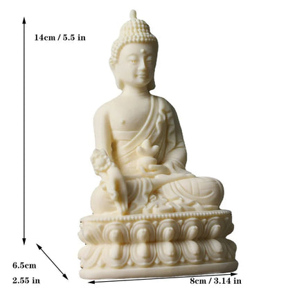 Medicine Master Buddha Characters Statue Resin Art Sculpture Exquisite carving Home Room Office Decor Figurine Free Delivery