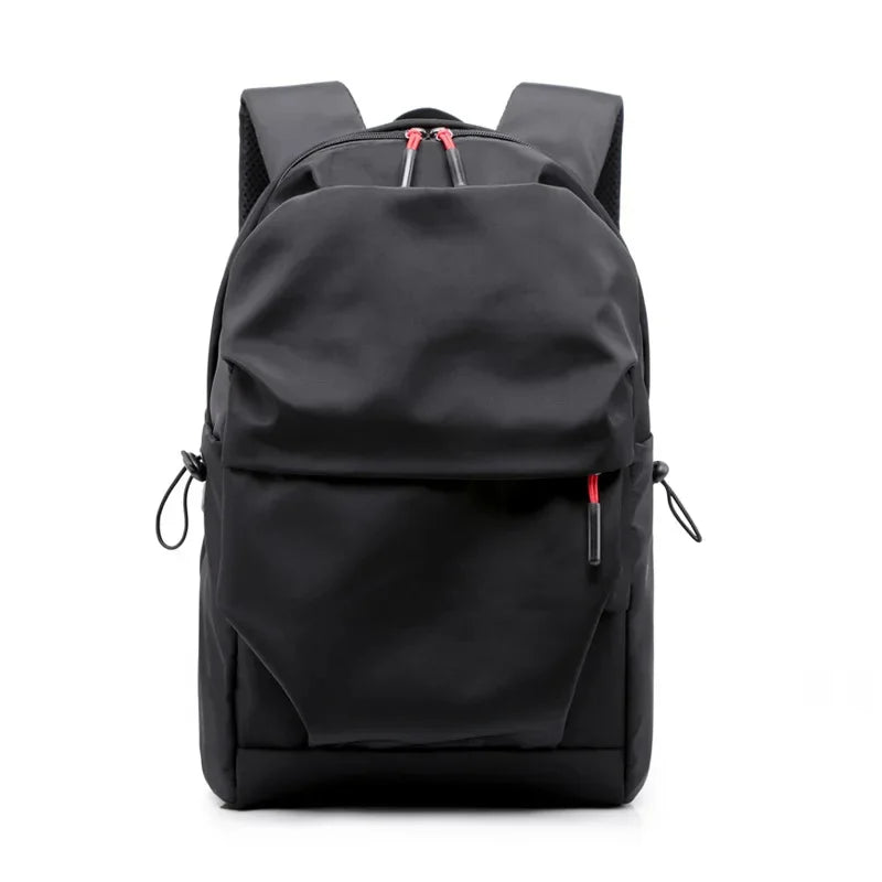 Men 15.6 Inch Laptop Backpack Teenagers Pleated Schoolbag Travel Student Nylon Sports School Book Bag Pack For Male Women Female