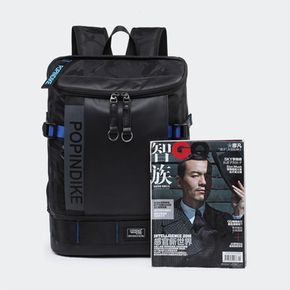 Men 17.3"Large Capacity USB Port Oxford Waterproof Business Laptop Backpack Trendy Computer Bag Travel Bag Student Schoolbag