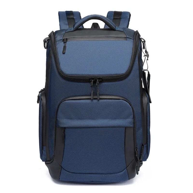 Men 35 L 17.3''Nylon Business Laptop Backpack Scratch Resistance Sports Casual Backpack Unisex Outdoor Travel Waterproof Bags