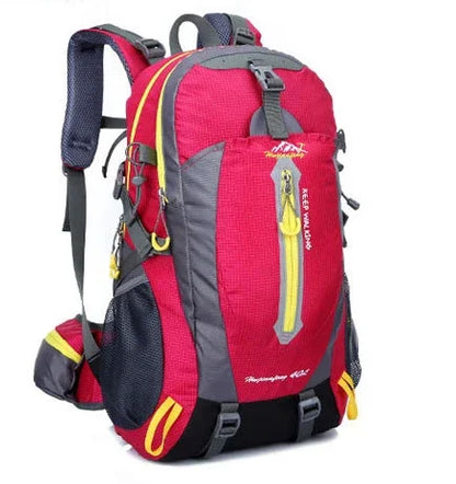 Men 40L unisex waterproof travel Hiking sports bag Outdoor Climbing Mountaineering Camping backpack for male