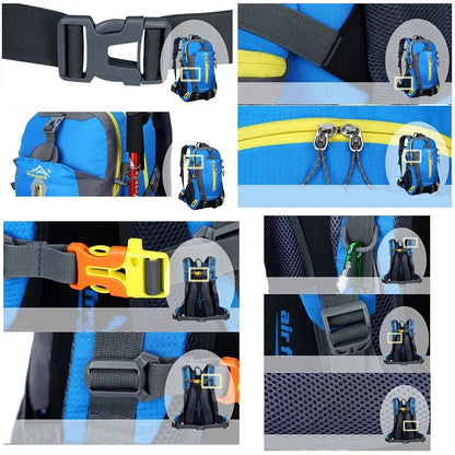 Men 40L unisex waterproof travel Hiking sports bag Outdoor Climbing Mountaineering Camping backpack for male