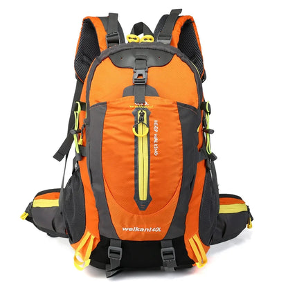 Men 40L unisex waterproof travel Hiking sports bag Outdoor Climbing Mountaineering Camping backpack for male