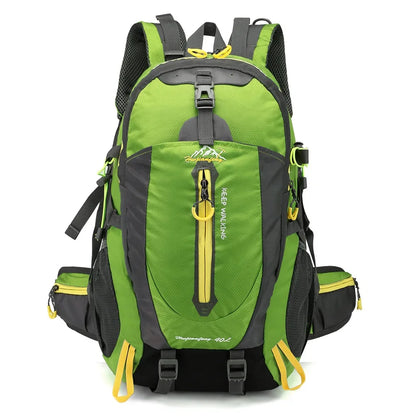 Men 40L unisex waterproof travel Hiking sports bag Outdoor Climbing Mountaineering Camping backpack for male