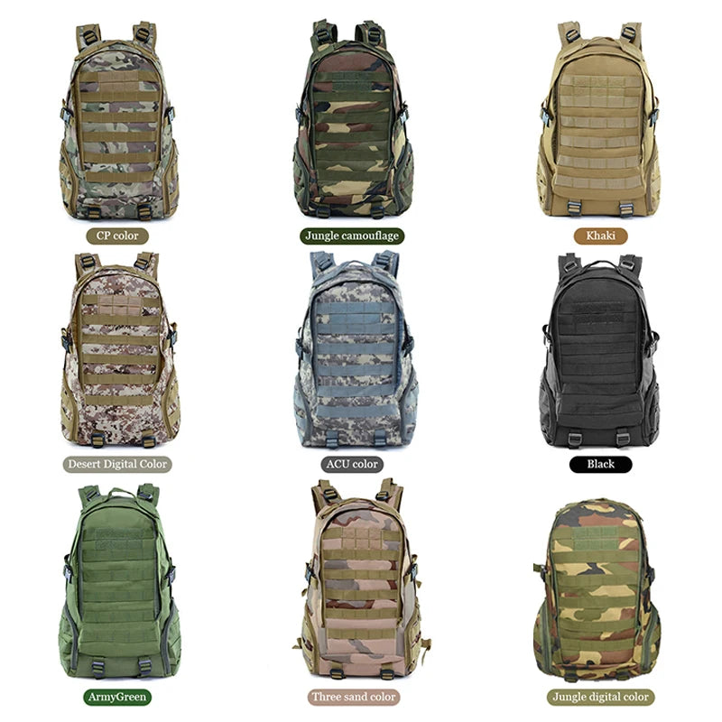 Men 900D Oxford Army Military Tactical Backpack Outdoor Waterproof Camping Hiking Mochila Camouflage Backpack Hunting Molle Bag