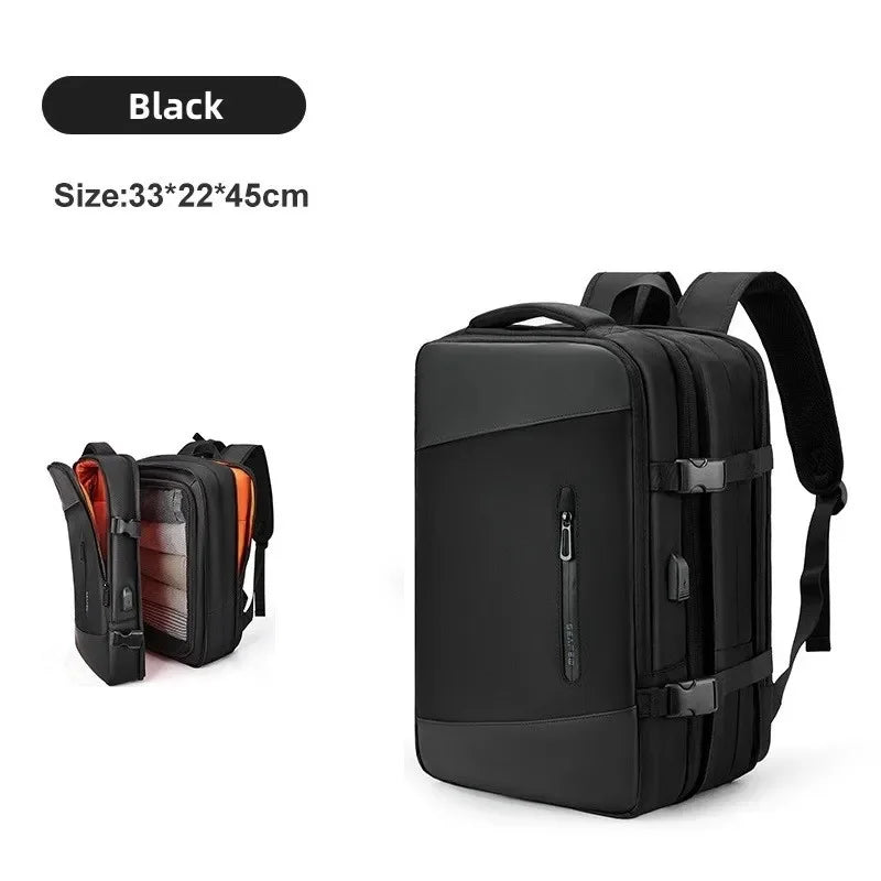 Men And Extendible Travel Backpack Unisex Laptop Bag Women Large Luggage Bags Students Business Trip USB Charge Mochila