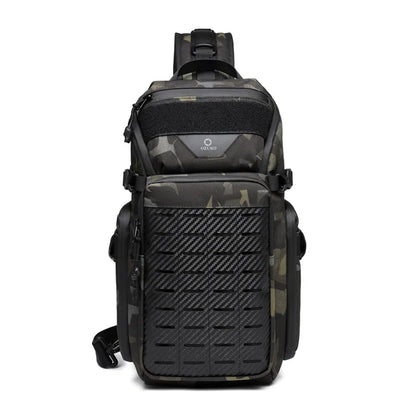 Men Anti Theft Chest Bag Shoulder Bags USB Charging Crossbody Package School Short Trip Messengers Bags Men's Oxford Sling Pack