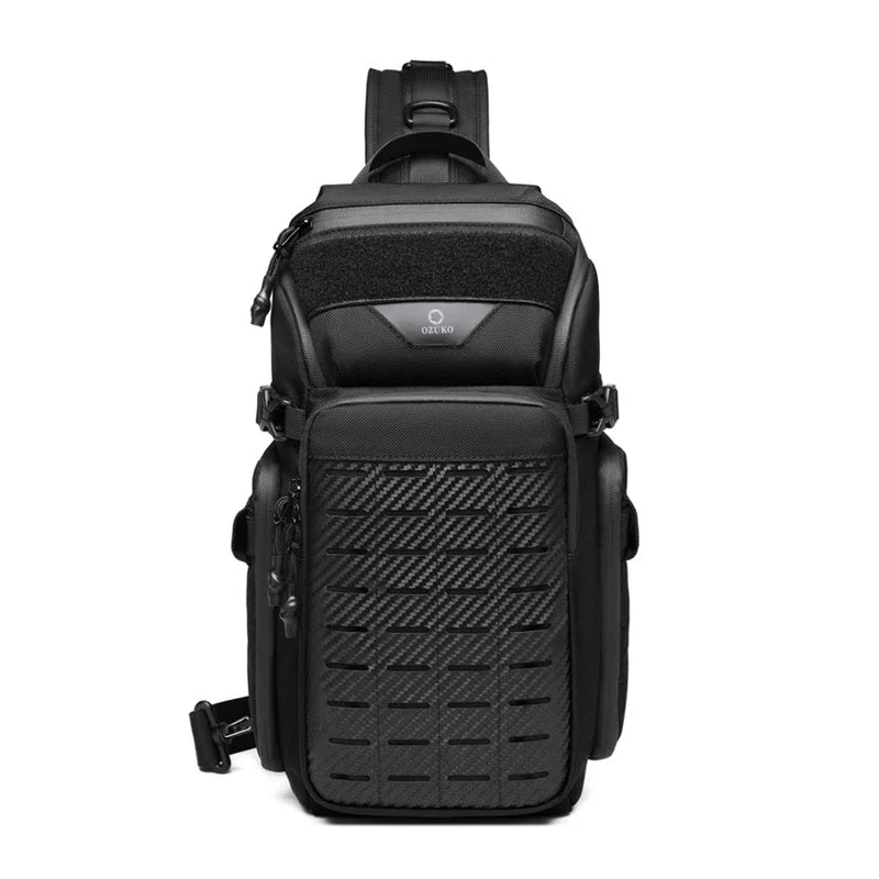 Men Anti Theft Chest Bag Shoulder Bags USB Charging Crossbody Package School Short Trip Messengers Bags Men's Oxford Sling Pack
