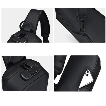 Men Anti-theft Multifunction Shoulder Waterproof Travel Messenger Crossbody Sling Chest Bag Pack For Male Women Female