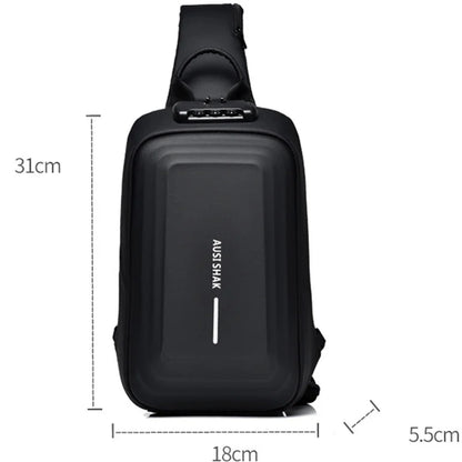 Men Anti-theft Multifunction Shoulder Waterproof Travel Messenger Crossbody Sling Chest Bag Pack For Male Women Female