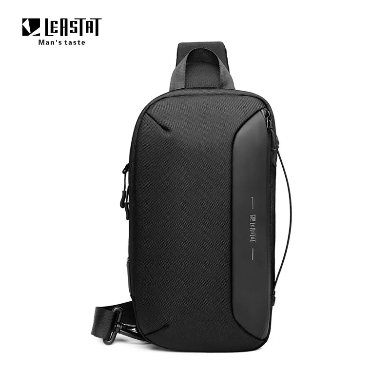 Men Anti-theft Multifunction USB Shoulder Bag Waterproof Travel Messenger Crossbody Sling Chest Bag Pack For Male Women Female