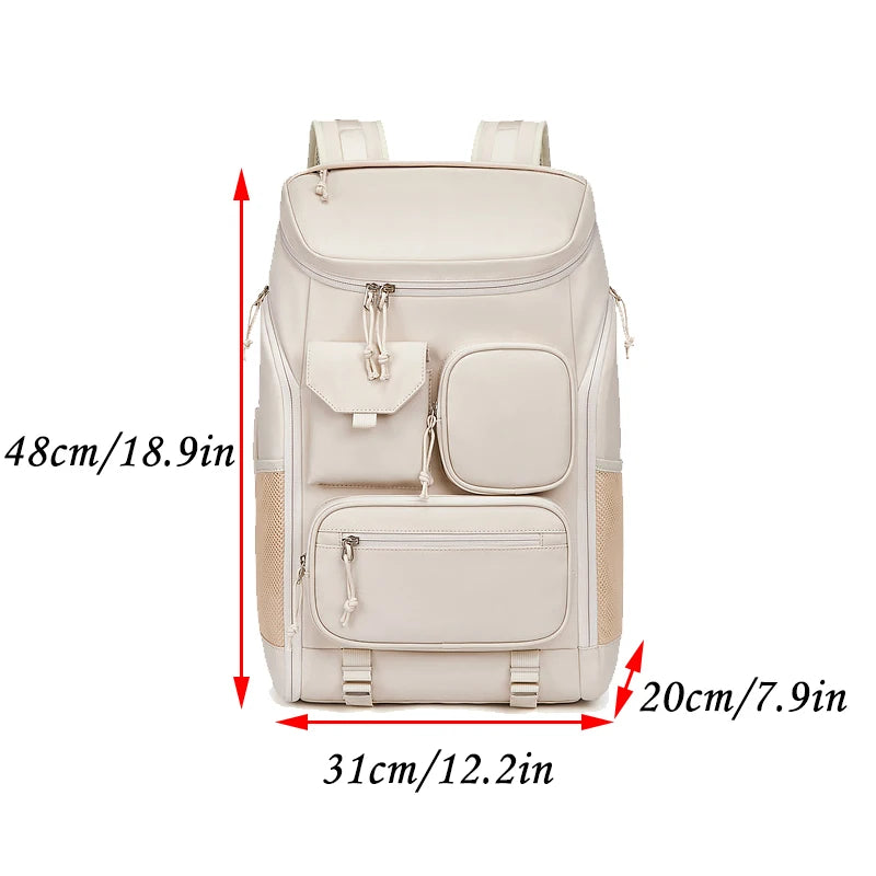 Men Backpack Large Capacity Modern Oxford Waterproof Travel Usb Charging Bag Casual Business Ride Bags for Female Hikking Pack