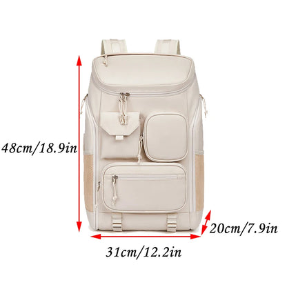 Men Backpack Large Capacity Modern Oxford Waterproof Travel Usb Charging Bag Casual Business Ride Bags for Female Hikking Pack