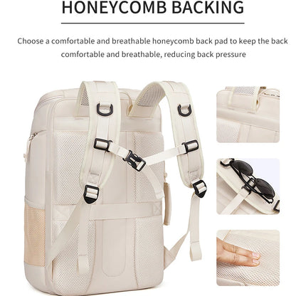 Men Backpack Large Capacity Modern Oxford Waterproof Travel Usb Charging Bag Casual Business Ride Bags for Female Hikking Pack