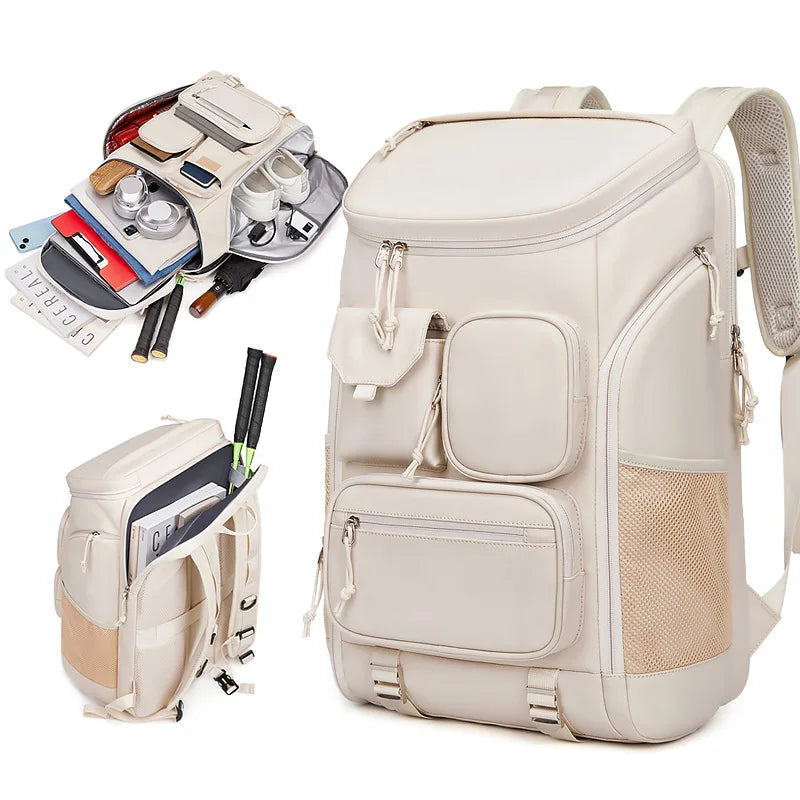 Men Backpack Large Capacity Modern Oxford Waterproof Travel Usb Charging Bag Casual Business Ride Bags for Female Hikking Pack