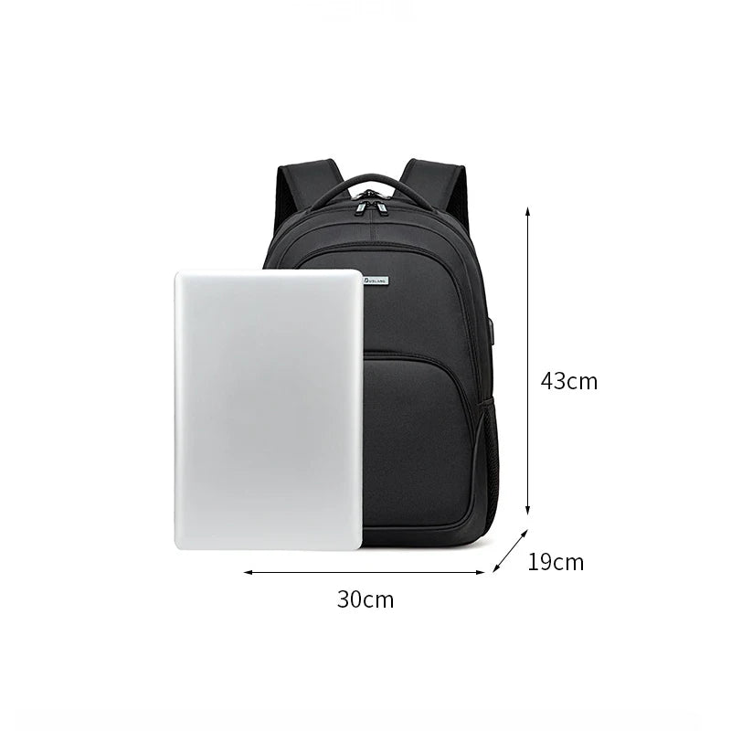 Men Backpack Nylon Modern Schoolbag Hike High Quality Gym Bag Fashion Casual Travel Waterproof Backpacks Unisex Usb Charg Port