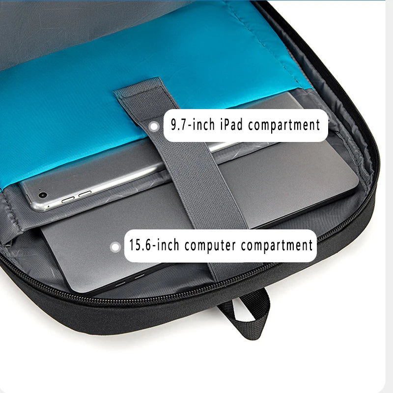 Men Backpack Nylon Modern Schoolbag Hike High Quality Gym Bag Fashion Casual Travel Waterproof Backpacks Unisex Usb Charg Port