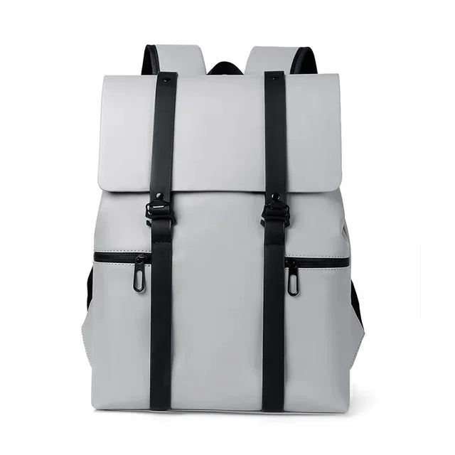 Men Backpack Rucksack Daypack Satchel Student Bag PU Leather Laptop Camputer Travel Business Male School Book Bags Knapsack