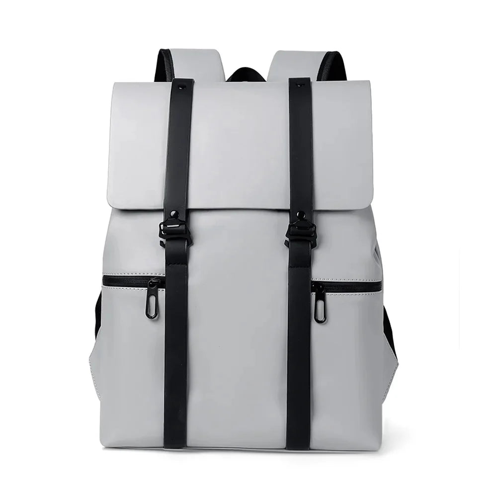 Men Backpack Rucksack Daypack Satchel Student Bag PU Leather Laptop Camputer Travel Business Male School Book Bags Knapsack