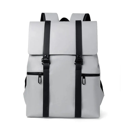 Men Backpack Rucksack Daypack Satchel Student Bag PU Leather Laptop Camputer Travel Business Male School Book Bags Knapsack